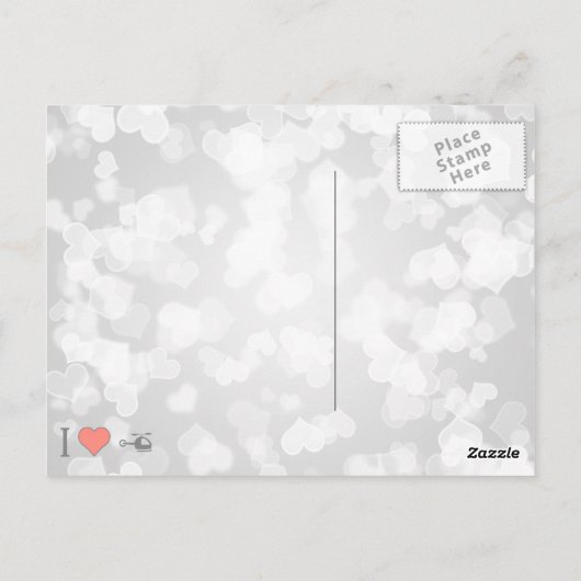 Ik hou van vliegen met helikopter briefkaart (Achterkant)