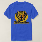Ik hou van vlinders1 t-shirt (Design voorkant)