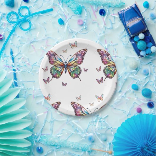 Ik hou van vlinders Papier Bord (Feest)