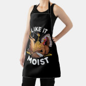 Ik hou van vochtige Thanksgiving turkije jus Schort (Insitu)