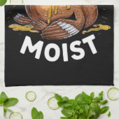 Ik hou van vochtige Thanksgiving turkije jus Theedoek (Gevouwen)