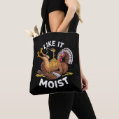 Ik hou van vochtige Thanksgiving turkije jus Tote Bag (Dichtbij)