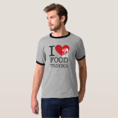 Ik hou van voedseltrucks t-shirt (Voorkant volledig)