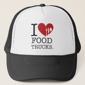 Ik hou van voedseltrucks trucker pet