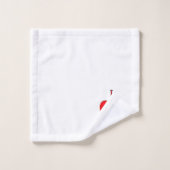 Ik hou van voetbal bad handdoek (Wasdoekje)