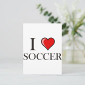 Ik hou van Voetbal Briefkaart (Staand voorkant)