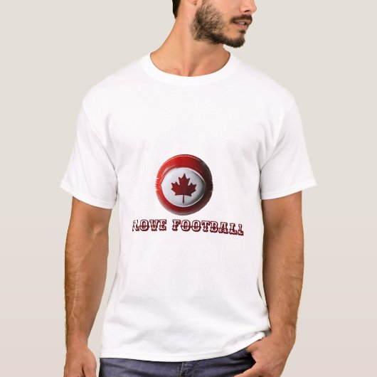 Ik hou van voetbal | Heren T-shirts (Voorkant)