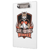 Ik hou van voetbal klembord (Links)
