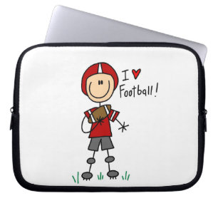 Ik Hou Van Voetbal Laptop Sleeve