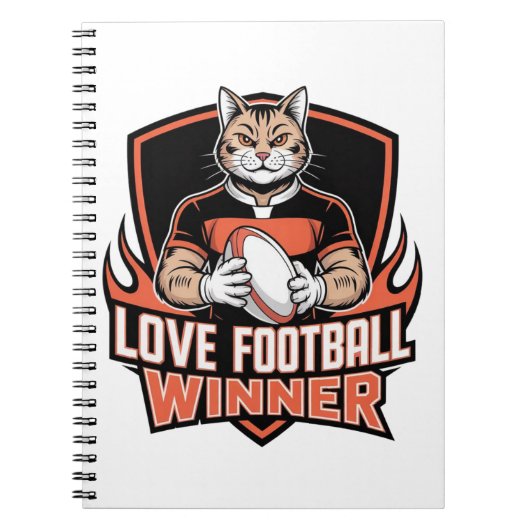 Ik hou van voetbal notitieboek (Voorkant)