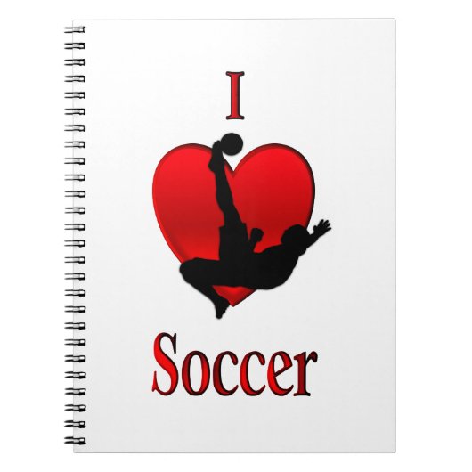 Ik hou van voetbal notitieboek (Voorkant)
