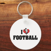 Ik Hou Van Voetbal Sleutelhanger (Voorkant)