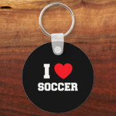 Ik hou van voetbal sleutelhanger (Voorkant)