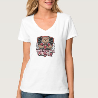 Ik hou van voetbal t-shirt