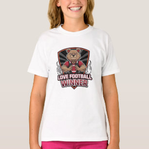 Ik hou van voetbal t-shirt