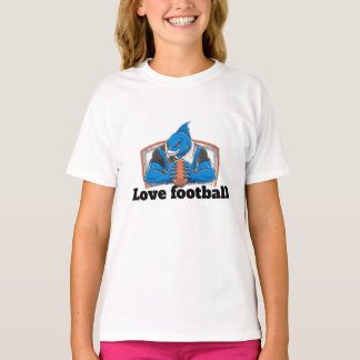 Ik hou van voetbal  t-shirt