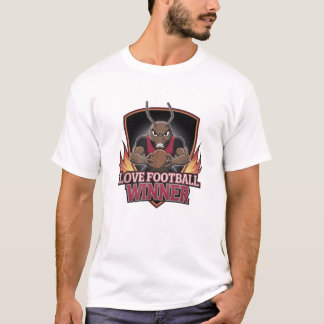 Ik hou van voetbal t-shirt