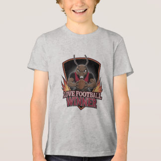 Ik hou van voetbal Tri-Blend shirt