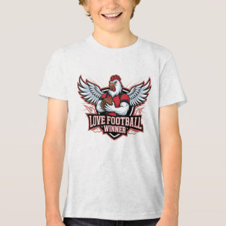 Ik hou van voetbal Tri-Blend shirt