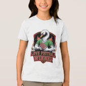 Ik hou van voetbal Tri-Blend shirt (Voorkant)