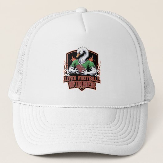 Ik hou van voetbal  trucker pet (Voorkant)