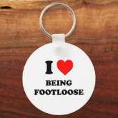 Ik hou van voetballen sleutelhanger (Voorkant)