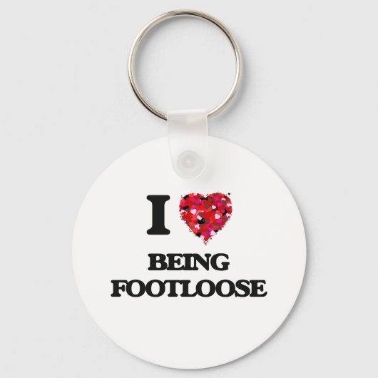 Ik hou van voetballen sleutelhanger (Voorkant)