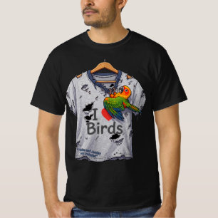 Ik hou van vogels t-shirt