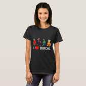 IK HOU VAN VOGELS T-SHIRT (Voorkant volledig)