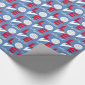 Ik hou van volleybal cadeaupapier (Hoek)