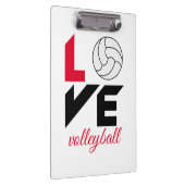 Ik hou van volleybal klembord (Rechts)