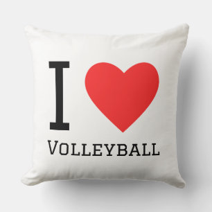 Ik hou van volleybal kussen