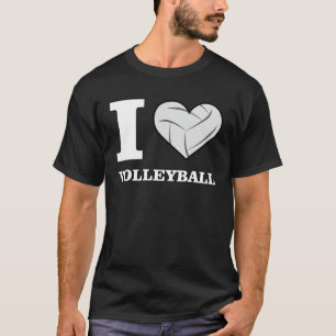 Ik hou van volleybal  t-shirt