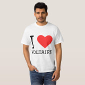 Ik hou van Voltaire T-shirt (Voorkant volledig)