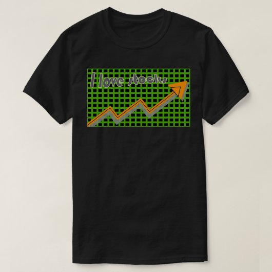 Ik hou van voorraden t-shirt (Design voorkant)