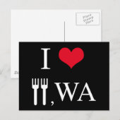 Ik hou van vorken, WA Briefkaart (Voorkant / Achterkant)