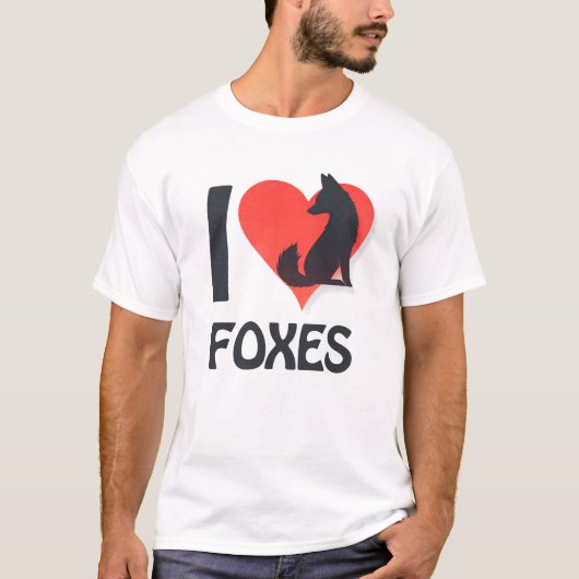 Ik hou van Vossen T-Shirt (Voorkant)