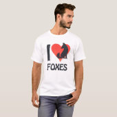 Ik hou van Vossen T-Shirt (Voorkant volledig)