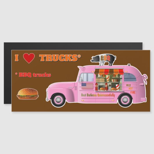 Ik hou van vrachtwagens (BBQ) (Voorkant / Achterkant)