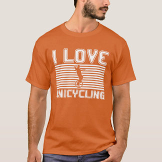 Ik hou van vrienden die eenwieleren t-shirt