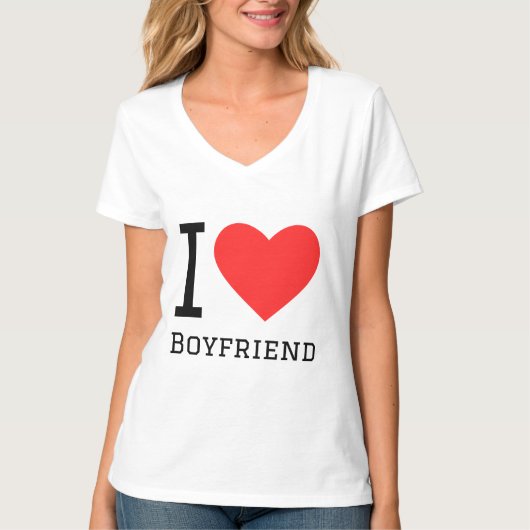 Ik hou van vriendje t-shirt (Voorkant)