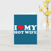 Ik hou van vrouw rood hart vrouw kaart (Gele Bloem)