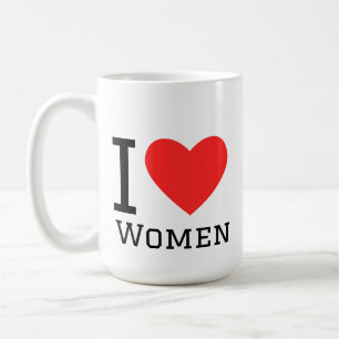 Ik hou van vrouwen koffiemok