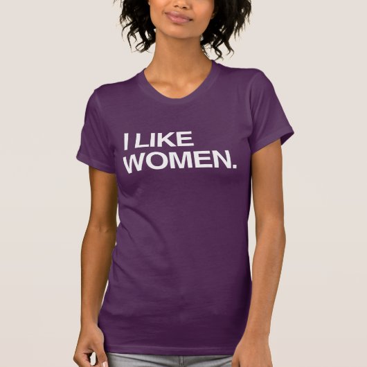 IK HOU VAN VROUWEN T-shirt (Voorkant)