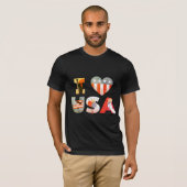 Ik HOU VAN VS Zeggen Design T-shirt (Voorkant volledig)