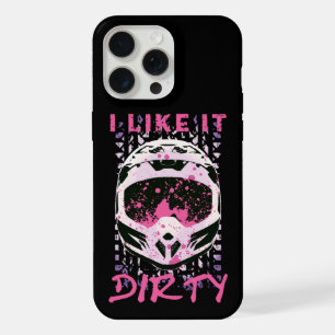 Ik Hou van Vuil - Grappige Dirt Bike Quote iPhone 15 Pro Max Case