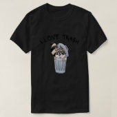 Ik hou van vuilnis t-shirt (Design voorkant)