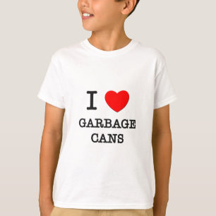 Ik hou van vuilnisbakken t-shirt
