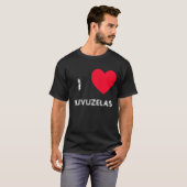 Ik hou van VUVUZELAS! Ik hart VUVUZELAS-overhemde T-shirt (Voorkant volledig)