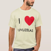 Ik hou van VUVUZELAS! Ik hart VUVUZELAS-overhemden T-shirt (Voorkant)